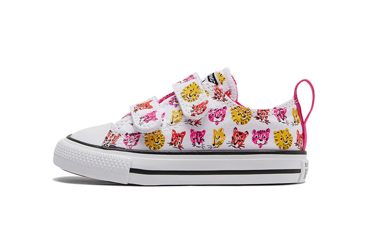 Converse Chuck Taylor All Star 2V Low top Toddler Shoes Pink White Yellow Infant And Toddler