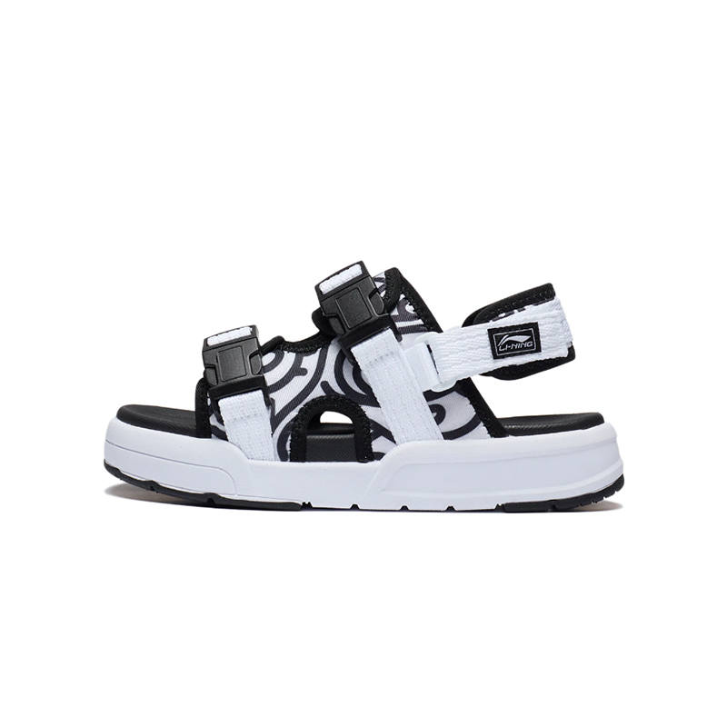 Li-Ning YOUNG Li Ning YOUNG Sports Life Collection Sandal White Black Teenagers