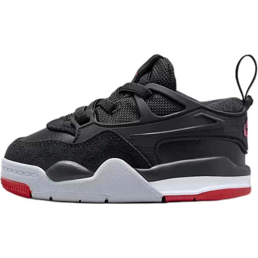 Jordan Jordan Air Jordan 4 Abrasion Resistant Low top Toddler Shoes Black Infant And Toddler