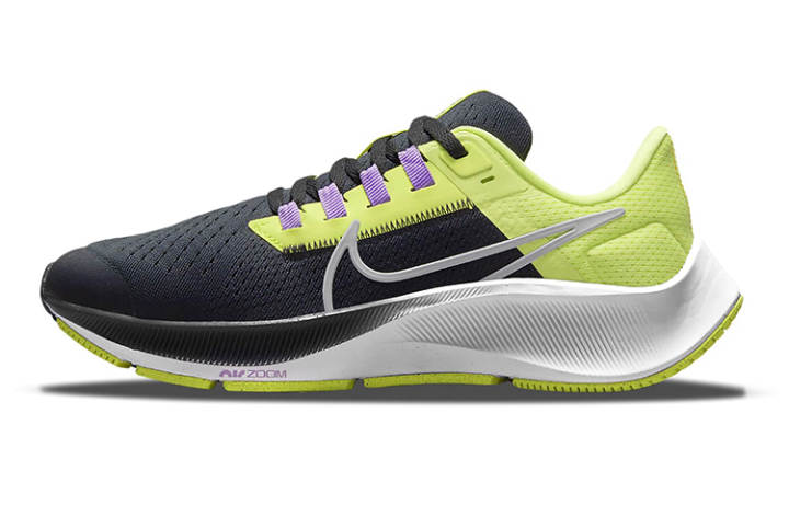 Nike Nike Pegasus 38 Slip Resistant Cushioning Abrasion Resistant Low top Running Shoes Black Green Unisex