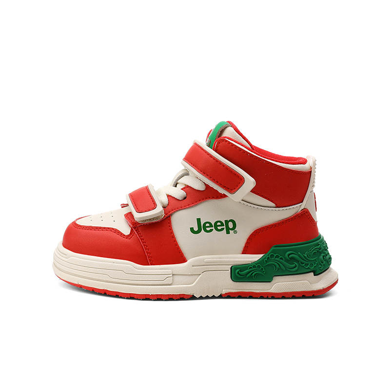 Jeep High top Kids Lifestyle Shoes Fiery Red Kids'