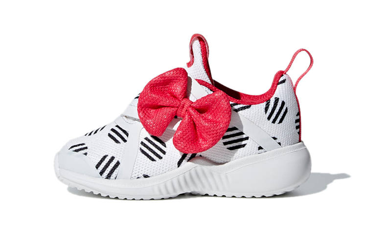 Adidas Adidas Fortarun Abrasion Resistant Low top Toddler Shoes White Red Infant And Toddler