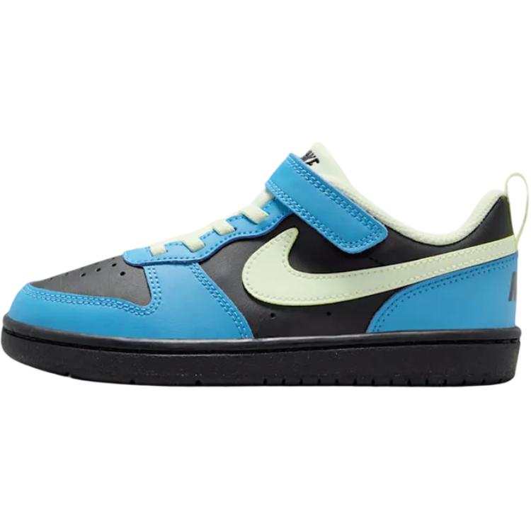 Nike Nike Court Borough Low top Kids' Skateboarding Shoes Black Blue Children Aged 3 7 Years Old
