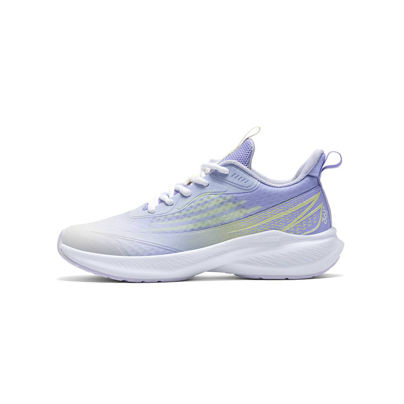 361°KIDS Flash Speed 3.0 Kids' Running Shoes White Purple Green Gauze Style