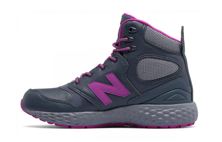 New Balance New Balance NB Fresh Foam Comfortable High top Kids' Outdoor Boots Blue Pink Teenagers