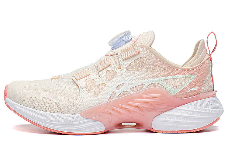 Li-Ning YOUNG Li Ning YOUNG Cyan Cloud 2.0 Low top Running Shoes Pink Apricot Unisex
