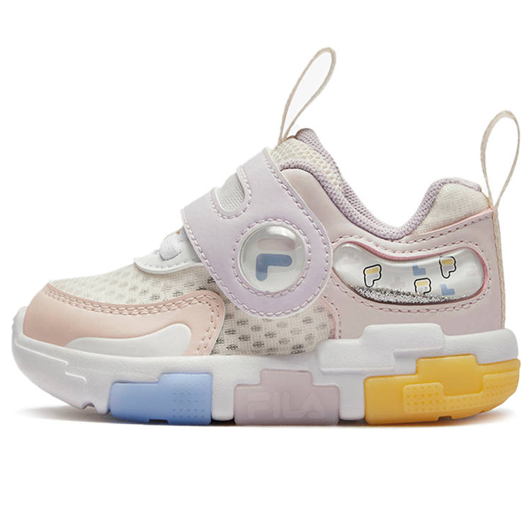 FILA KIDS Slip Resistant Abrasion Resistant Low top Toddler Shoes White Pink Infant And Toddler