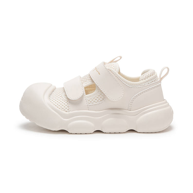 Champion Kids Synthetic Leather, Textile Kids Lifestyle Shoes Ecru Children Aged 3 7 Years Old