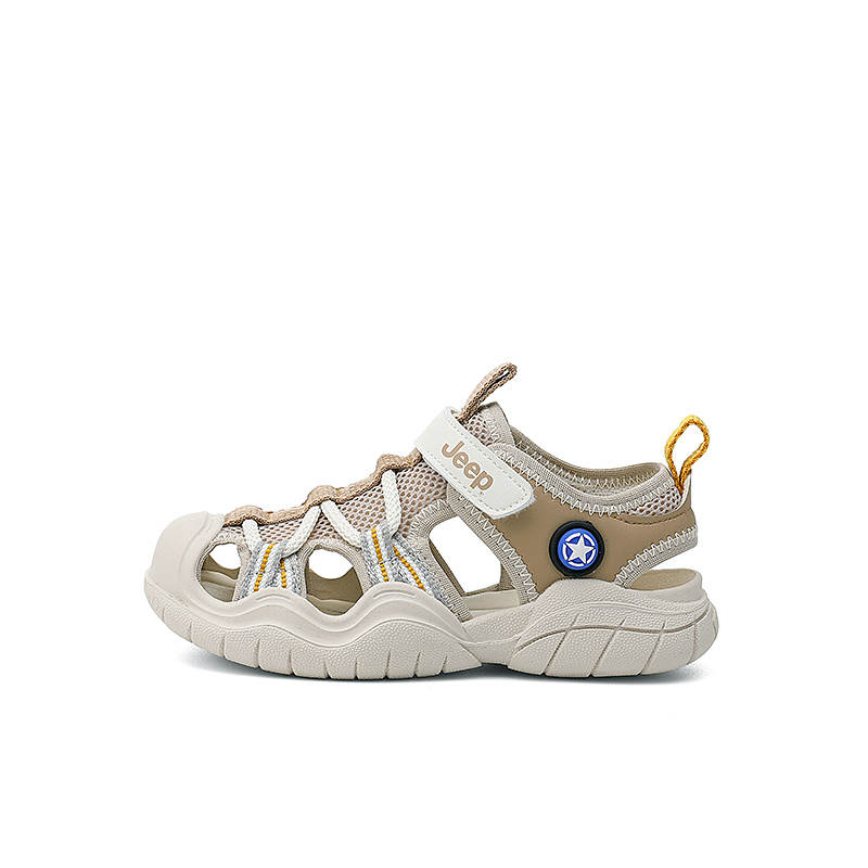 Jeep Jeep Slip Resistant, Abrasion Resistant, Lightweight Children's Sandals Khaki Kids'