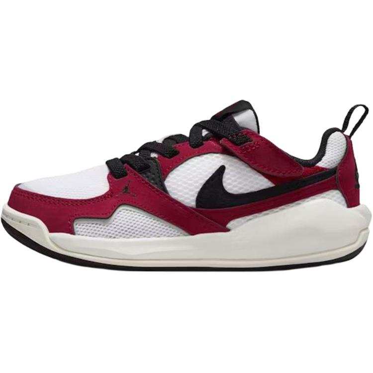 Jordan Jordan CMFT Era Low top Children's Basketball Shoes White Red Children Aged 3 7 Years Old