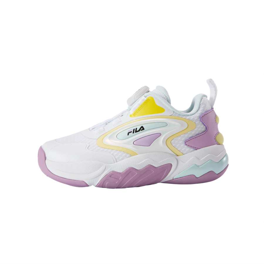FILA KIDS FILA KIDS BOA Comfortable Breathable Slip Resistant Cushioning Low top Children's Basketball Shoes