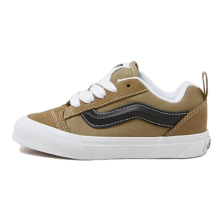 Vans Knu Skool Canvas Low top Kids' Skateboarding Shoes Green Kids'