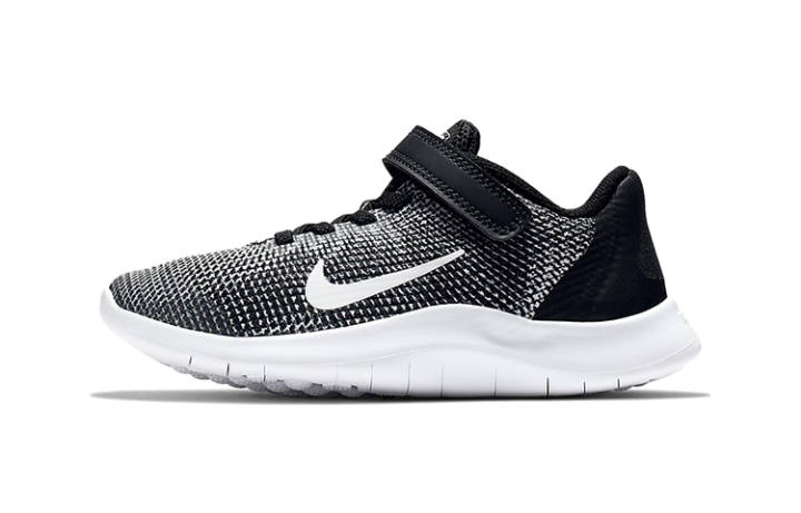 Nike Nike Flex Runner Low top Kids' Running Shoes Black White Children Aged 3 7 Years Old
