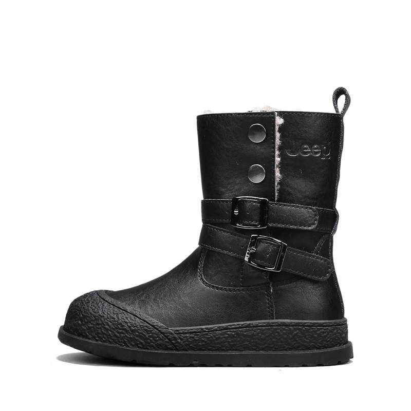 Jeep Synthetic Leather Comfortable Fleece Lined Minimalist Style Trendy