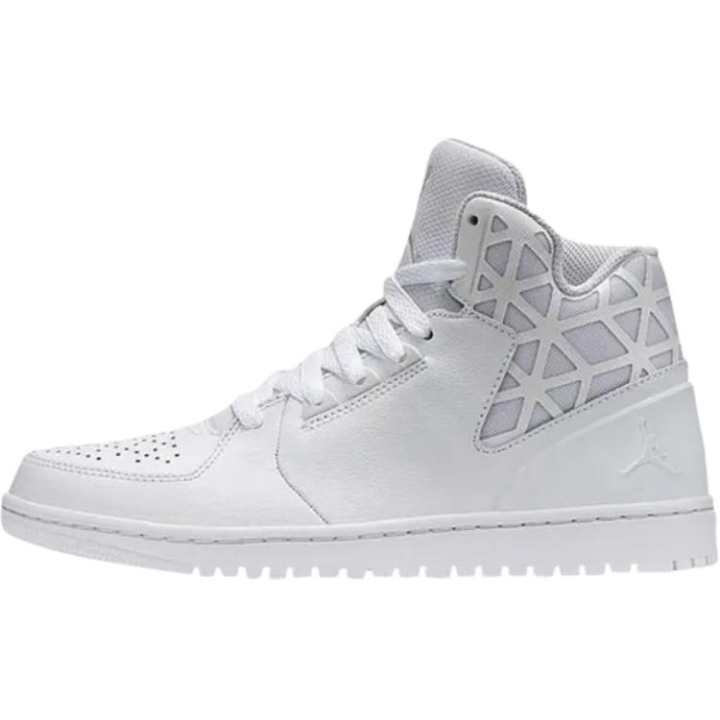 Jordan Jordan 1 High top Children's Basketball Shoes White Teenagers