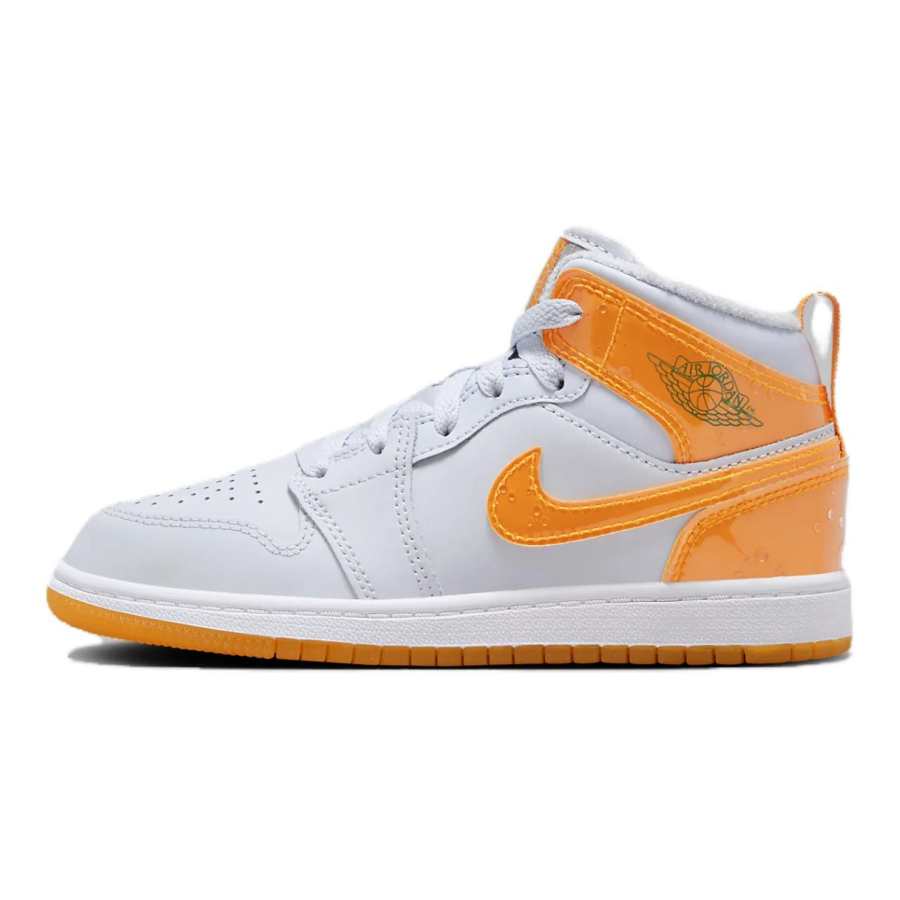 Jordan Jordan Air Jordan 1 Comfortable And Lightweight Slip Resistant Abrasion Resistant High top Kids' Running Shoes