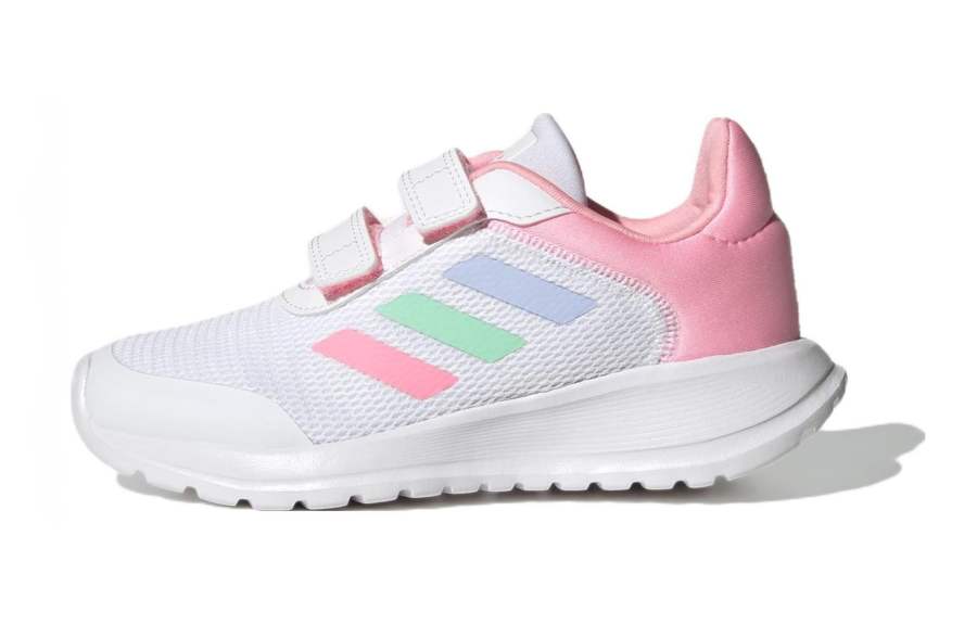 Adidas Adidas Tensaur Hook and loop Slip Resistant Cushioning Abrasion Resistant Lightweight Low top Kids' Running Shoes