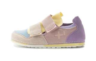 OTZSHOES Cushioning Slip Resistant Low top Kids Canvas Shoes Pink Purple Blue Children Aged 3 7 Years Old
