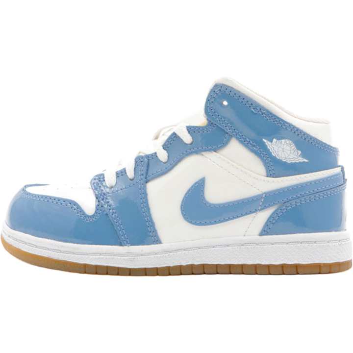 Jordan Jordan 1 Mid top Toddler Shoes White Blue Infant And Toddler