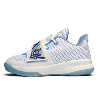 IVERSON Lightweight Abrasion Resistant Low top Children's Basketball Shoes White And Blue 01301399 Kids'