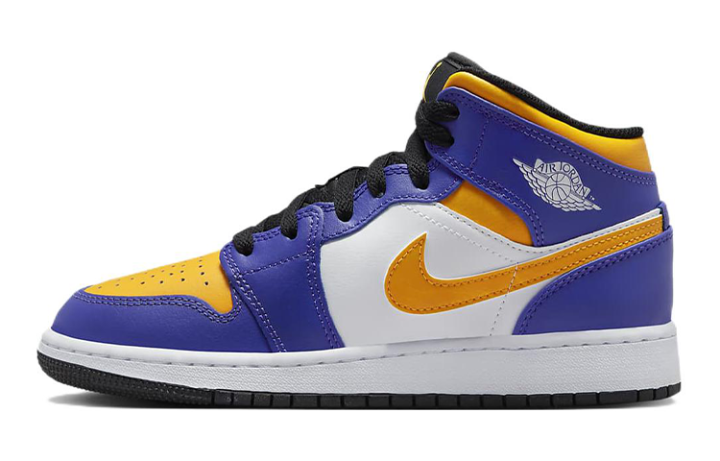 Jordan Jordan 1 Mid Lakers 2022 GS