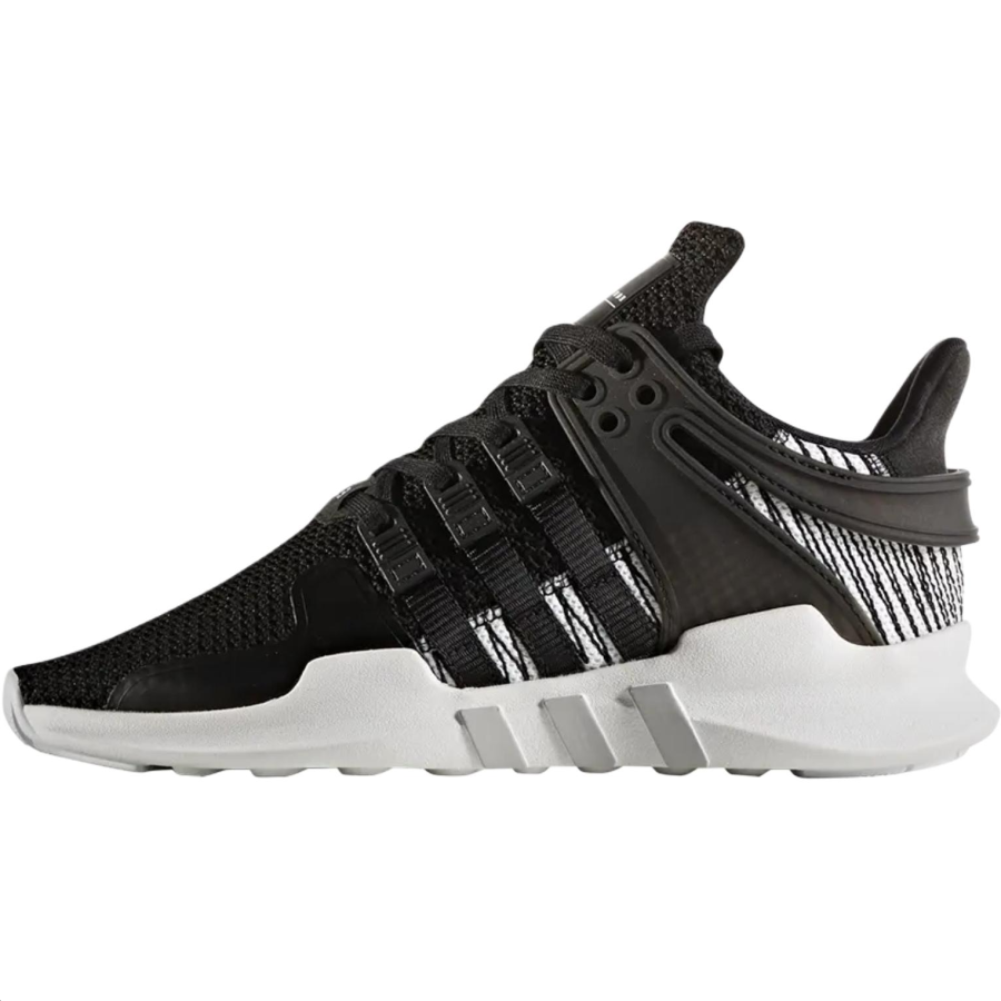 Adidas Adidas EQT Support ADV Slip Resistant Abrasion Resistant Low top Kids Lifestyle Shoes Black Teenagers
