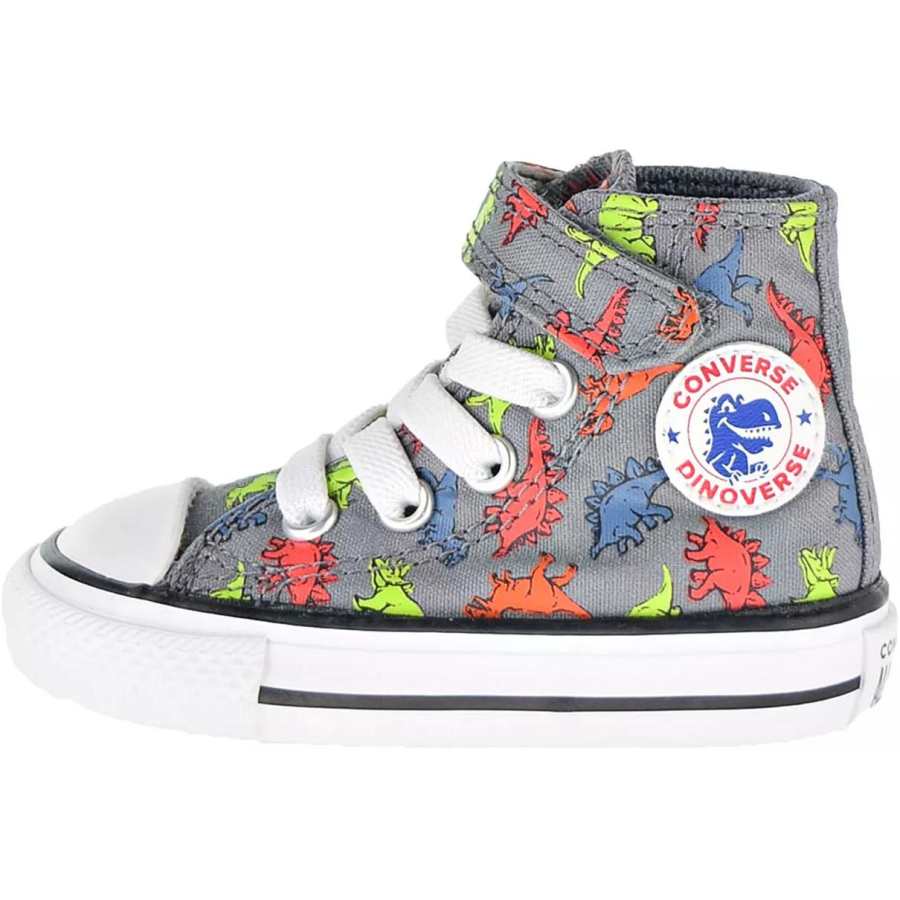 Converse CHUCK TAYLOR Mid top Toddler Shoes Gray Infant And Toddler