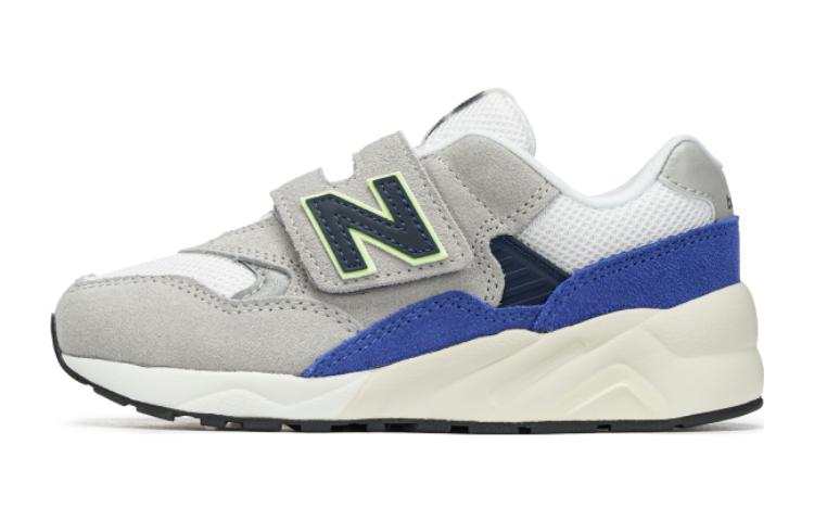 New Balance New Balance NB 580 Comfortable Low top Kids' Running Shoes Light Gray White Royal Blue Kids'