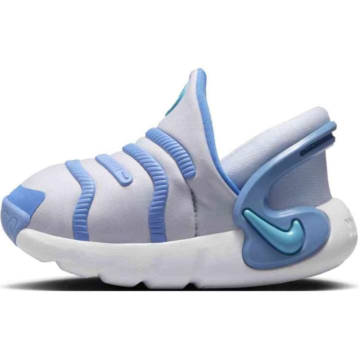 Nike Nike Dynamo 2 EasyOn Slip Resistant Anti Kick Low top Toddler Shoes White Blue Infant And Toddler