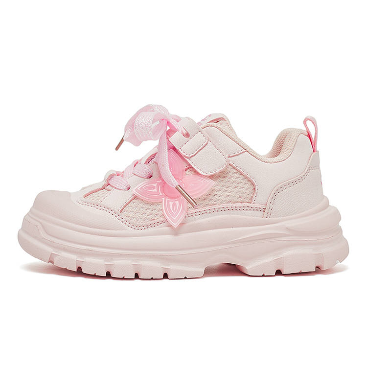 HOBIBEAR Synthetic Leather, Textile Breathable Abrasion Resistant Breathable And Wear resistant Kids' Running Shoes