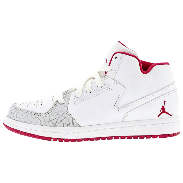 Jordan Jordan Air Jordan 1 Mid top Basketball Shoes White Unisex