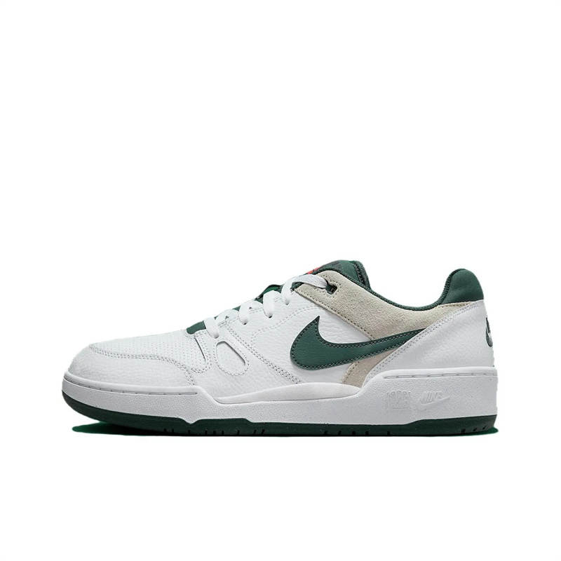 Nike Nike Full Force Synthetic Leather Low top Casual Shoes White Green Unisex