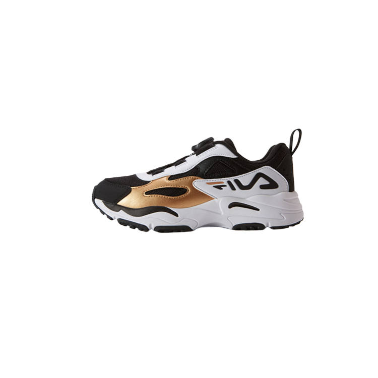 FILA KIDS BOA Kids' Running Shoes Black/Light Gold Teenagers