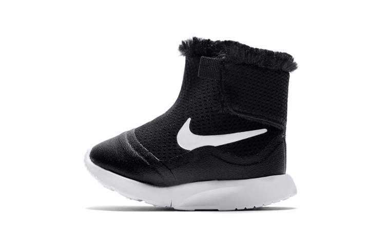 Nike Nike Tanjun HI Athleisure Thermal High top Sports Casual Shoes Black White Infant And Toddler