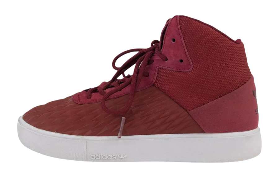 Adidas Originals Splendid Mid Cushioning, Wear Resistant Mid top Children's Basketball Shoes Red Teenagers