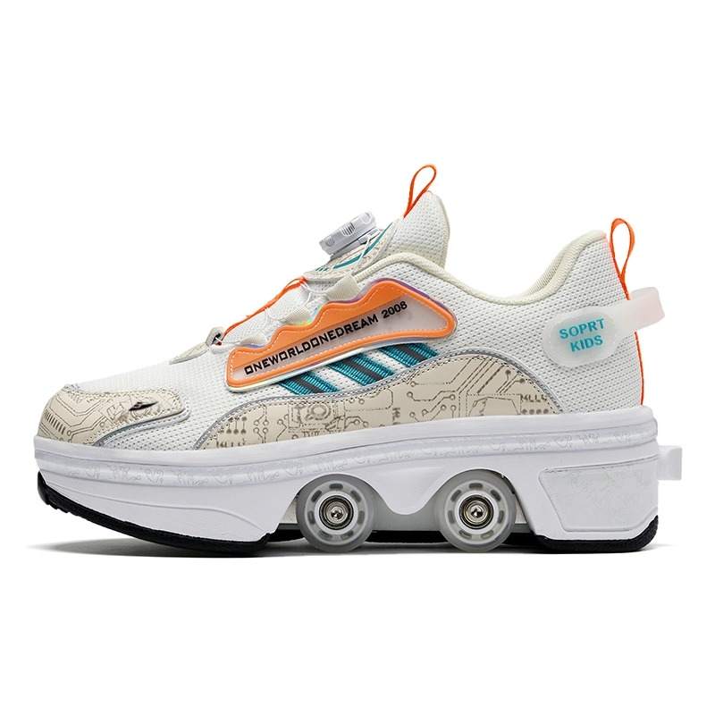 KUDING Mesh Quiet Balance Low top Kids Lifestyle Shoes Teenagers