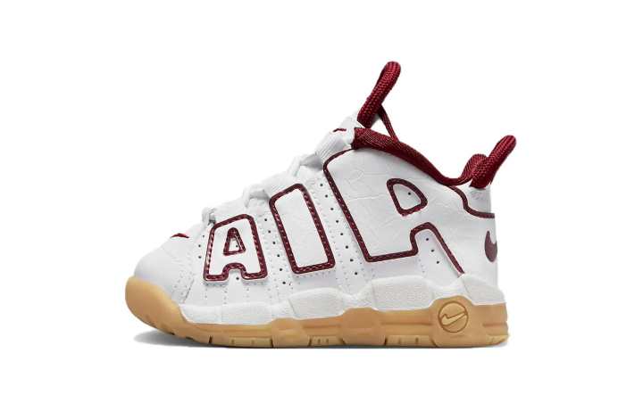 Nike Nike Air More Uptempo Cushioning Abrasion Resistant Cushioning, Wear Resistant Low top Toddler Shoes White
