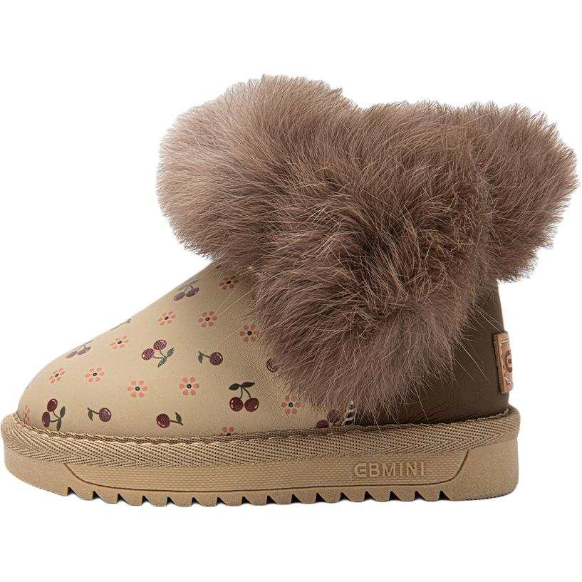 EBMINI Slip Resistant Anti Kick Abrasion Resistant Lightweight Cushioning Thermal High top Toddler Shoes
