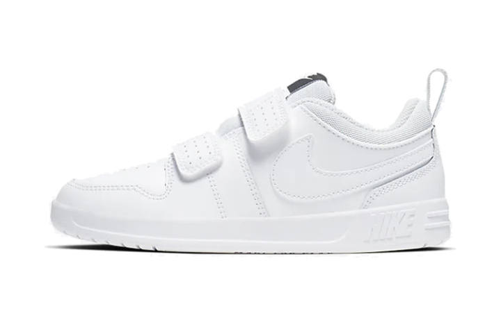 Nike Nike Pico 5 Abrasion Resistant Low top Kids' Skateboarding Shoes White Children Aged 3 7 Years Old