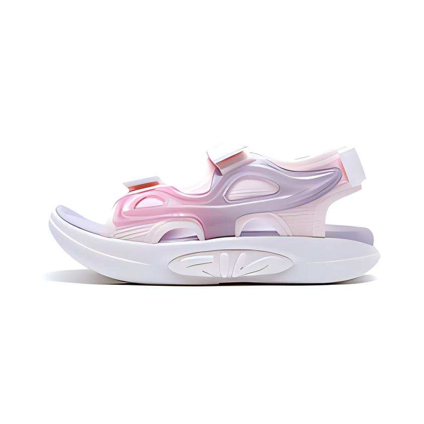 FILA KIDS SMASHER SANDAL 2 Slip Resistant Abrasion Resistant Children's Sandals Pink Purple Children Aged 3 7 Years Old