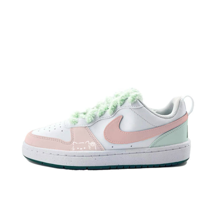 Nike Nike Court Borough Wealth Kitten Synthetic Leather Slip Resistant Abrasion Resistant Slip Resistant Abrasion Resistant