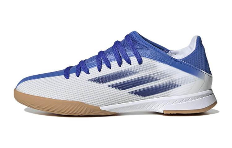 Adidas Adidas X Speedflow .3 Slip Resistant, Abrasion Resistant, Lightweight Low top Kids' Soccer Shoes White Blue Brown Kids'