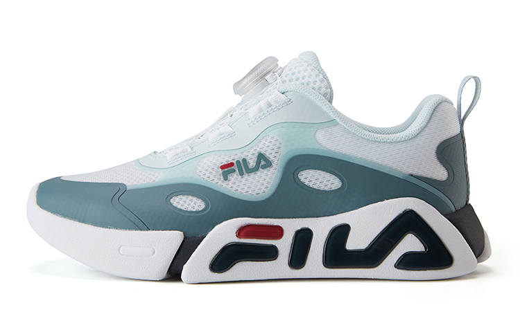 FILA KIDS BOA Slip Resistant Cushioning Breathable Slip Resistant Cushioning Breathable Kids Lifestyle Shoes Lake Green