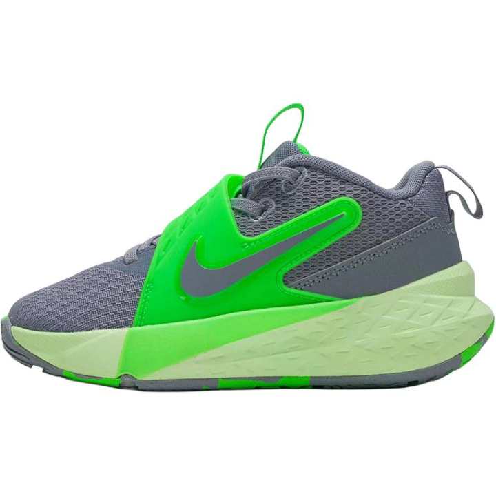 Nike Nike Team Hustle D 12 Low top Kids Lifestyle Shoes Gray Green