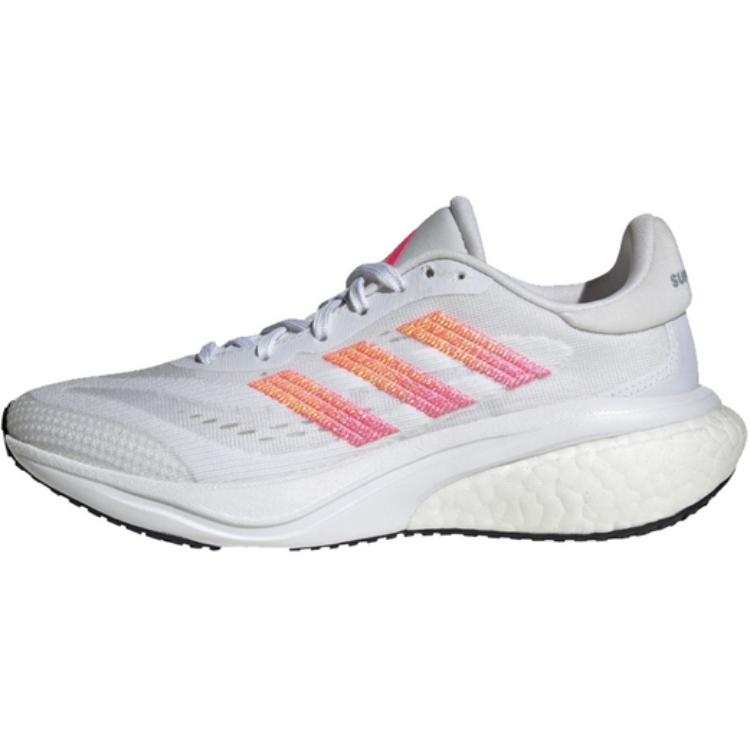 Adidas Adidas Supernova 3 Cushioning Breathable Low top Kids' Running Shoes White Pink Teenagers