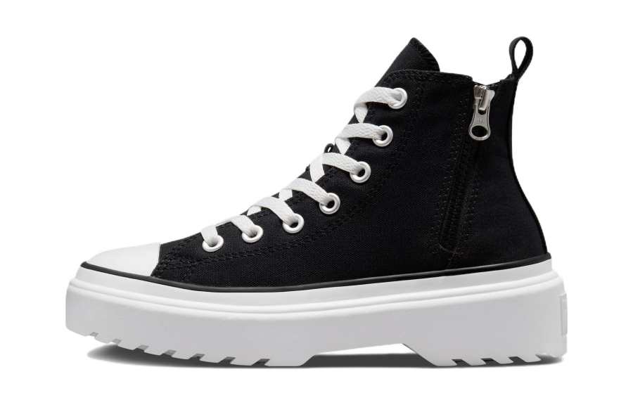 Converse Chuck Taylor All Star Lugged Lift Platform High GS 'Black White'