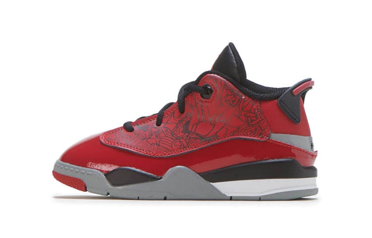 Jordan Jordan Dub Zero Mid top Toddler Shoes Red Black Gray Infant And Toddler
