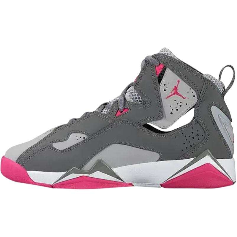 Jordan Jordan True Flight Mid top Children's Basketball Shoes Gray Teenagers