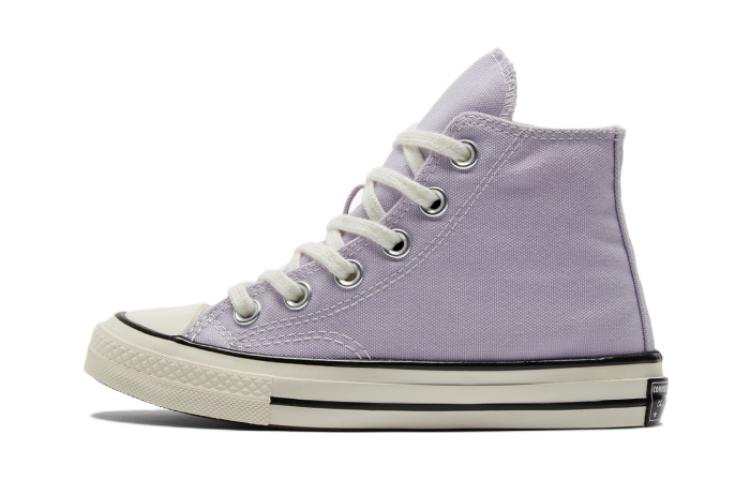 Converse 1970s High top Kids Canvas Shoes Purple White Teenagers