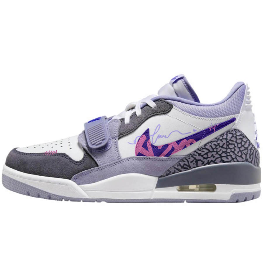 Jordan Jordan Air Jordan Legacy Anti Gravity Romantic Abrasion Resistant Abrasion Resistant Low top Kids Lifestyle Shoes